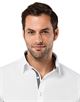 Hemd, slim-fit, uni, mit Kontrasteinlage - bügelfrei Hemd, slim-fit, uni, mit Kontrasteinlage - bügelfrei