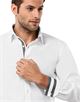 Hemd, slim-fit, uni, mit Kontrasteinlage - bügelfrei Hemd, slim-fit, uni, mit Kontrasteinlage - bügelfrei