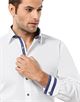Hemd, slim-fit, uni, mit Kontrasteinlage - bügelfrei Hemd, slim-fit, uni, mit Kontrasteinlage - bügelfrei