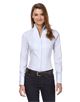 Blouse, modern-fit, cup-shaped collar, uni - easy iron