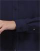 blouse, straight cut with shirt collar blouse, straight cut with shirt collar