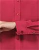blouse, straight cut with shirt collar blouse, straight cut with shirt collar