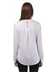 blouse, straight cut, round neck , hidden button placket blouse, straight cut, round neck , hidden button placket