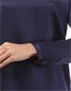 blouse, slightly fitted, boat neckline blouse, slightly fitted, boat neckline