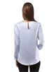 blouse, slightly fitted, boat neckline blouse, slightly fitted, boat neckline