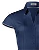 Blouse, slim-fit / fitted, stretch, shirt collar , short sleeves - easy-iron Blouse, slim-fit / fitted, stretch, shirt collar , short sleeves - easy-iron