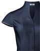 Bluse, modern-fit / leicht tailliert, Kelchkragen , Kurzarm, gepunktet -bügelleicht Bluse, modern-fit / leicht tailliert, Kelchkragen , Kurzarm, gepunktet -bügelleicht