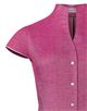 Blouse, modern-fit / slightly fitted, cup-shaped collar, soft Oxford, short sleeves - easy-iron Blouse, modern-fit / slightly fitted, cup-shaped collar, soft Oxford, short sleeves - easy-iron