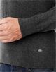 Pullover mit geripptem V-Ausschnitt , tailliert/slim-fit Pullover mit geripptem V-Ausschnitt , tailliert/slim-fit