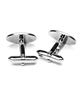 Cuff-Links, rhodium plated Cuff-Links, rhodium plated