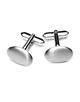 Cuff-Links, rhodium plated Cuff-Links, rhodium plated
