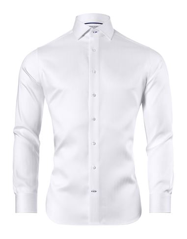 Hemd, slim-fit / tailliert, Fischgrat - bügelfrei