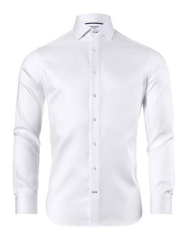 Shirt, regular-fit / straight cut, herringbone - non-iron
