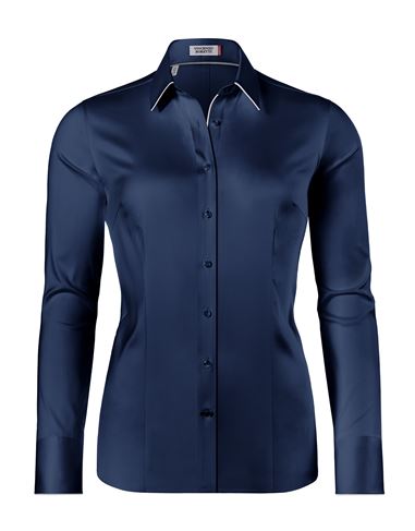 Bluse, slim-fit / tailliert, stretch, Hemdkragen - bügelleicht