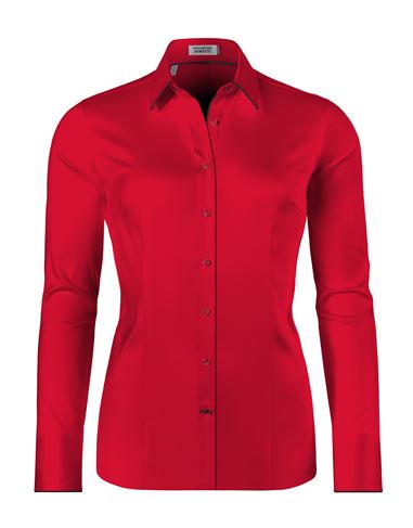 Bluse, slim-fit / tailliert, stretch, Hemdkragen - bügelleicht