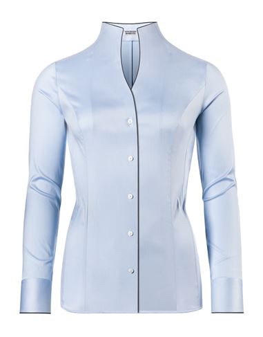Bluse, slim-fit / tailliert, stretch, Kelchkragen - bügelleicht
