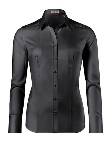 Bluse, modern-fit / leicht tailliert, Hemdkragen , Twill - bügelleicht