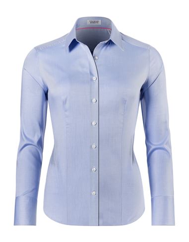 Bluse, modern-fit / leicht tailliert, Hemdkragen , Twill - bügelleicht