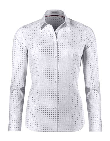 Bluse, modern-fit / leicht tailliert, Hemdkragen , gepunktet - bügelleicht
