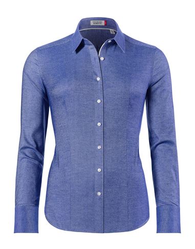 Bluse, modern-fit / leicht tailliert, Hemdkragen , soft Oxford - bügelleicht