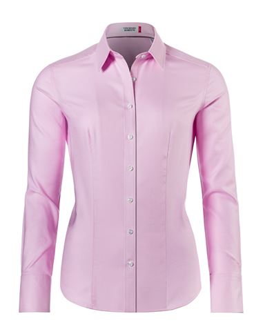 Bluse, modern-fit / leicht tailliert, Hemdkragen , soft Oxford - bügelleicht
