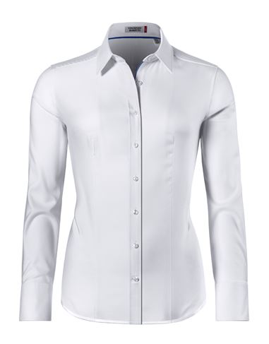 Bluse, modern-fit / leicht tailliert, Hemdkragen , soft Oxford - bügelleicht