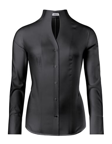 Bluse, modern-fit / leicht tailliert, Kelchkragen , soft Oxford - bügelleicht
