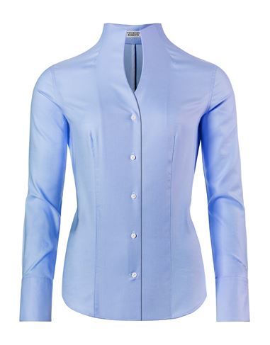 Bluse, modern-fit / leicht tailliert, Kelchkragen , soft Oxford - bügelleicht