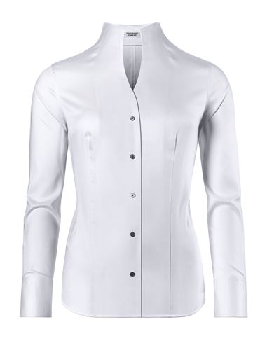 Bluse, modern-fit / leicht tailliert, Kelchkragen , soft Twill - bügelleicht