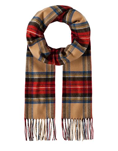 Scarf - classic tartan pattern - fringed, soft like cashmere