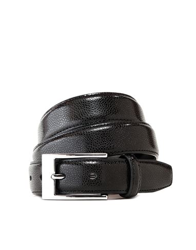 Men's leather belt with silver pin buckle , snake skin pattern Men's leather belt with silver pin buckle , snake skin pattern