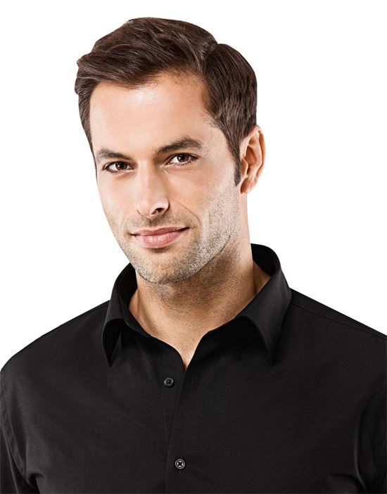 Hemd, slim-fit, uni - bügelfrei