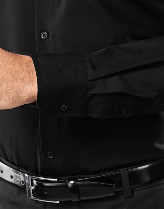 Hemd, slim-fit, uni - bügelfrei