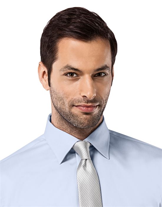 Hemd, slim-fit, uni - bügelfrei