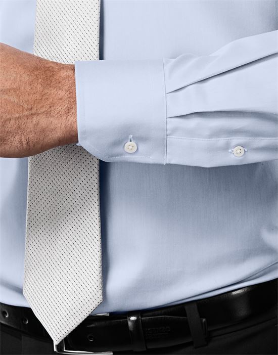 Hemd, slim-fit, uni - bügelfrei