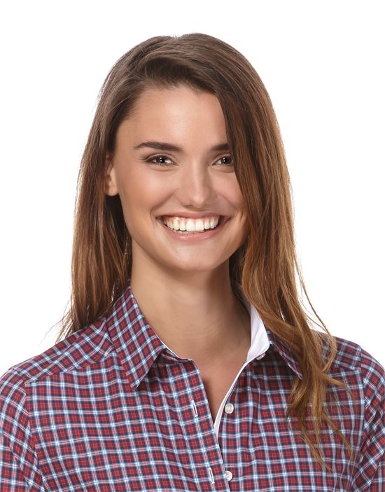 Bluse, modern-fit, kariert - bügelleicht