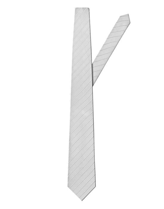 Tie, pure silk, tone in tone striped