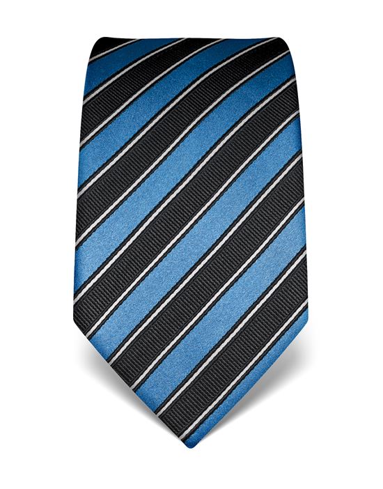 Tie, pure silk, striped
